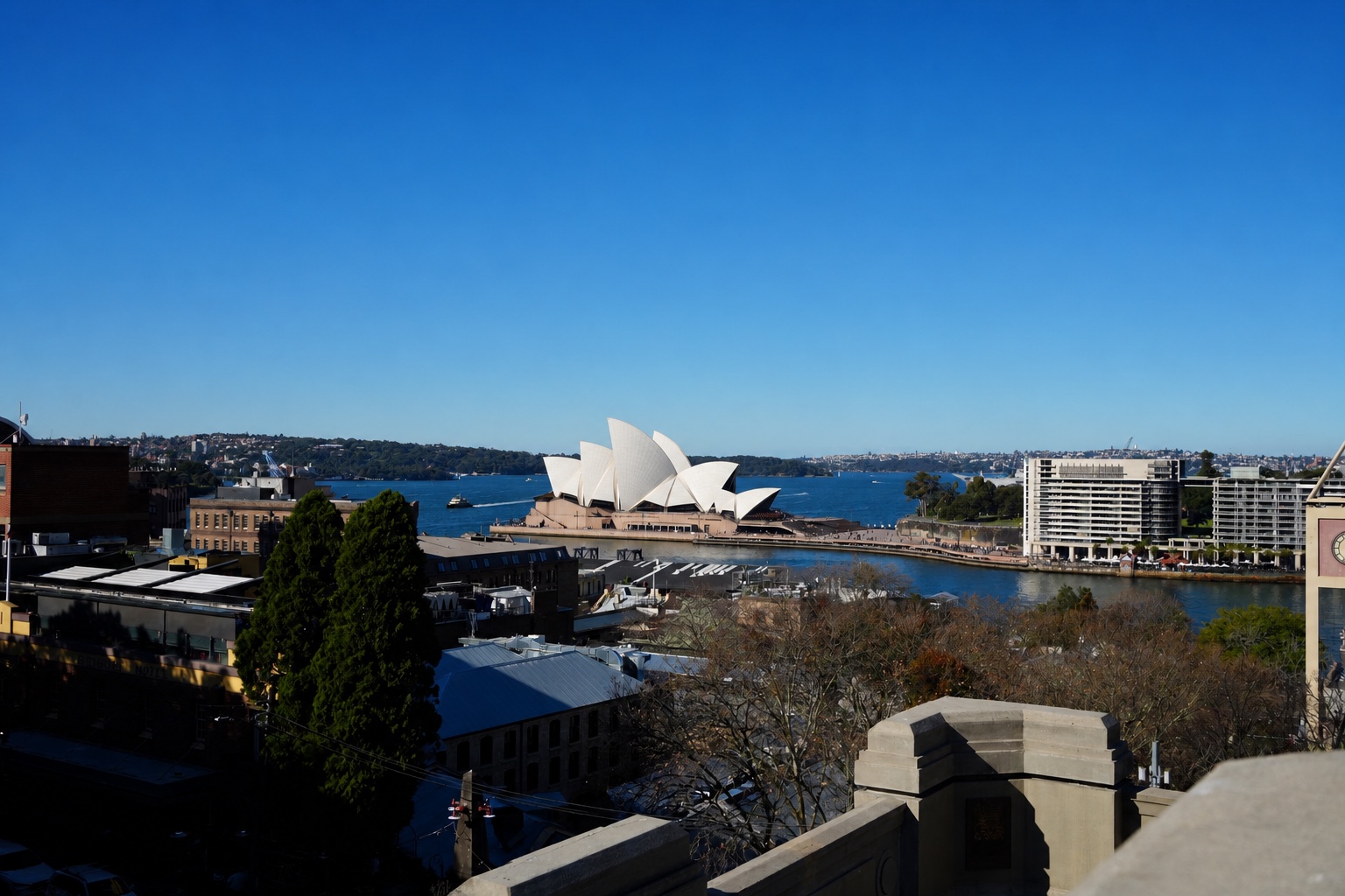 Sydney Opera House viewed across Sydney Harbour